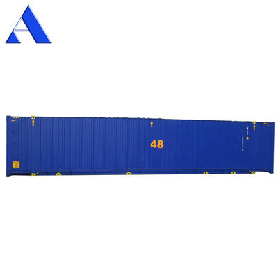 48ft hoge kubus droog vrachtcontainers Maximaal bruto gewicht 30480KGS Toegelaten stapelgewicht 192000KGS Corten staal