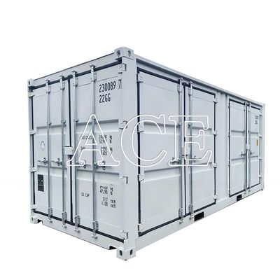 21 ton vrachtcontainer van 20 voet met open kanten, met meerdere deuren en corrosiebestendig materiaal