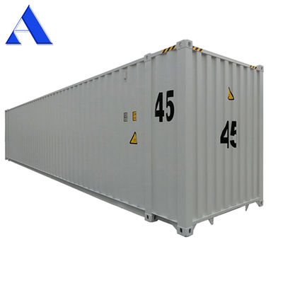 Gepersonaliseerde kleur 45ft hoge kubus HC scheepvaartcontainer voor zeetransport CSC certificaat en sterke staalconstructie