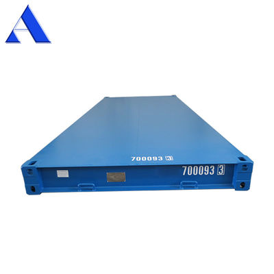 20ft zware staalvloer Containerplatform voor maximale lading 45000kg en 30 cbm Capaciteit