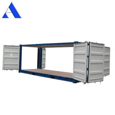 20ft Volledig zijdelingse openingen droog vrachtcontainer Scheepvaartcontainer Sperrvloer Interne afmetingen l x W x H mm 5898 x 2352 x 2393 mm