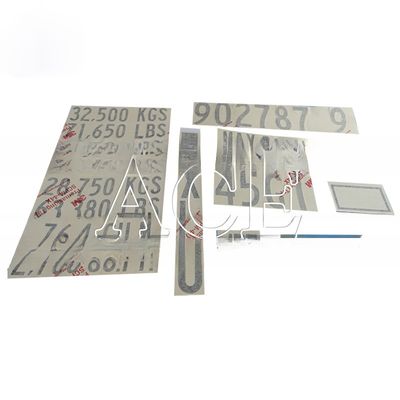 Krijg de beste prestaties van uw container met 3M Technology Nummer Letter Mark LOGO Gewicht Decal Spare parts