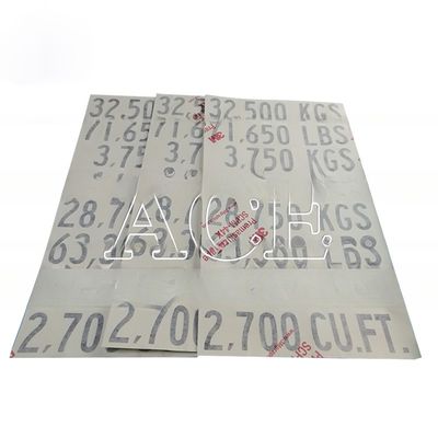 Krijg de beste prestaties van uw container met 3M Technology Nummer Letter Mark LOGO Gewicht Decal Spare parts