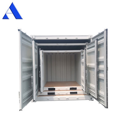 Draagbare mini-opslagcontainers van 10 ft 8 ft 6 ft gemaakt van cortenstaal met aangepast logo/kleur en CSC-certificering