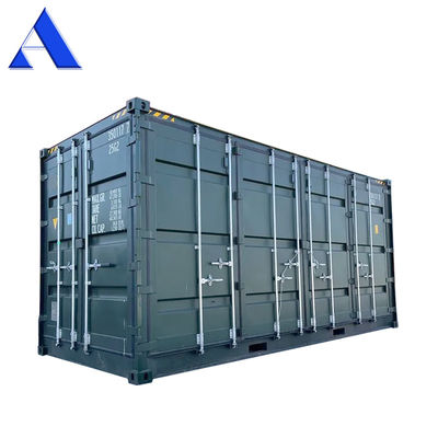 20ft hoge kubus zijde deur opening scheepvaartcontainer met aangepast logo en EPDM deurpakking