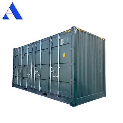 20ft hoge kubus zijde deur opening scheepvaartcontainer met aangepast logo en EPDM deurpakking