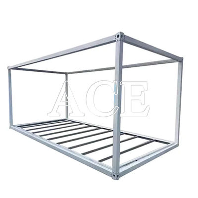 Droogcontainer gegalvaniseerd gemakkelijk te verwijderen 6m lengte roestvrijstalen frame 20ft Shipping container frame Capaciteit 33.2CBM