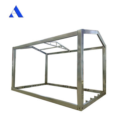 Industrieel ontwerp Stalen frame voor 6 x 3 x 2,8 m Flat Pack gegalvaniseerd lichtstaal prefab scheepvaartcontainer module