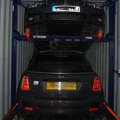 Verstelbare lengte auto-rack Containerbeugels voor scheepvaartcontainer VW Car Fitting in Shanghai Tianjin Qingdao