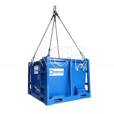 Lifting Eye Type Flat Eye DNV 2.7-1 Standaard roestvrij staal kabel draad touw Sling 4 of 5 benen voor offshore container Orange