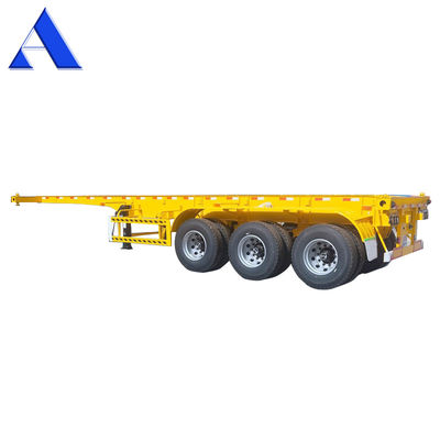 Op maat gemaakt Container Chassis 2 Axle Skeleton Semi-trailer voor 20ft Shipping Container Transport
