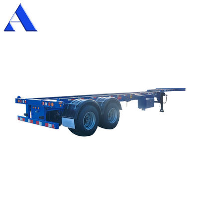 12R22.5 Linglong band 2 as 40ft 20ft scheepvaart chassis met gooseneck skeleton truck frame Semi-trailer container
