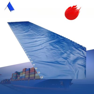 650 g/m2 Density Coated Tarpaulins Cover voor Custom Size 20ft 40ft Open Top Containers in Coated Pattern