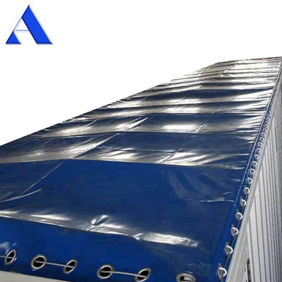 650 g/m2 Density Coated Tarpaulins Cover voor Custom Size 20ft 40ft Open Top Containers in Coated Pattern