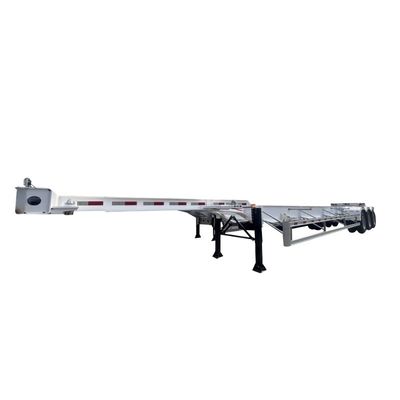 53ft Gooseneck Skeleton Truck Frame Semi Trailer Container Shipping Chassis met uitstekende kenmerken en duurzame FUWA as