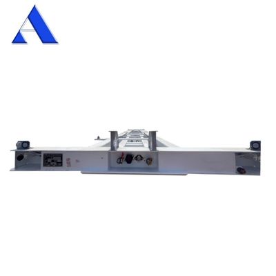 53ft Gooseneck Skeleton Truck Frame Semi Trailer Container Shipping Chassis met uitstekende kenmerken en duurzame FUWA as