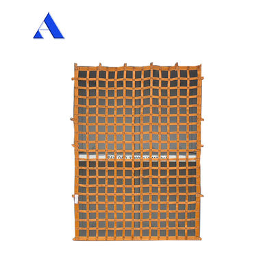 Standaard scheepvaartcontainer webbing cargo net met hook container lashing systeem OEM