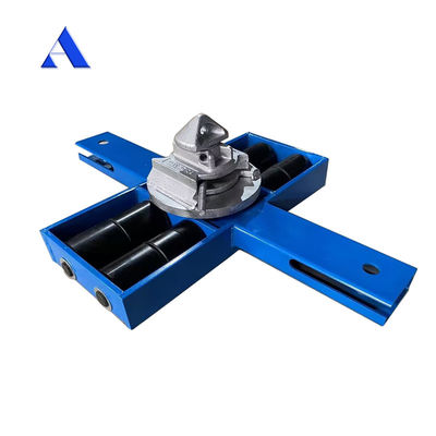 16 ton 32 ton staal rollen trolley scheepvaartcontainer bewegende dolly met driewielstructuur en aanpasbare OEM-ondersteuning