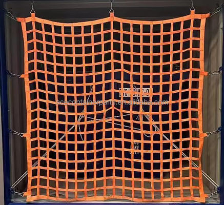Standaard scheepvaartcontainer webbing cargo net met hook container lashing systeem OEM