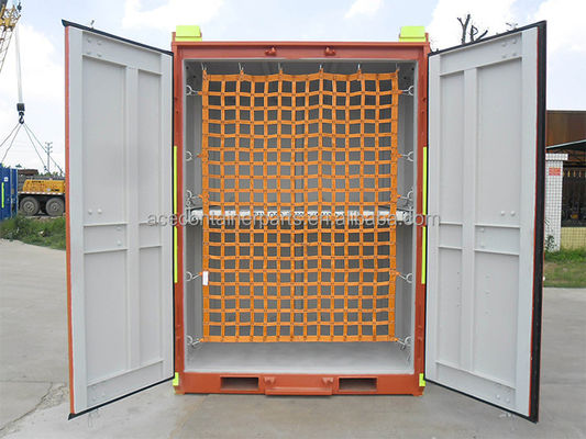Standaard scheepvaartcontainer webbing cargo net met hook container lashing systeem OEM