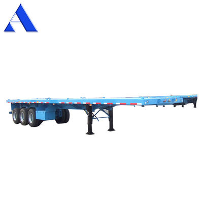 Twist Locks 4 sets/12 sets 3 axles Heavy Duty Steel Shipping Container Flatbed Frame Semi-trailers voor transport