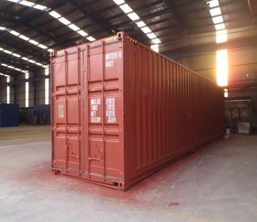 40 voet vleugel vliegende open zijde deur scheepvaartcontainer met elektrische hydraulische cilinder CSC plaat en 76,4 CBM capaciteit