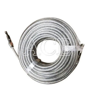 10ft 20ft 40ft Open Top Container TIR Cable 21m PVC bedekt met staaldraad en plain style