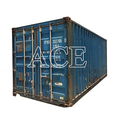 Chinese voorraad vracht 20ft gebruikte scheepvaartcontainers interne afmetingen 5.899 x 2.352 x 2.393M 10 jaar rond