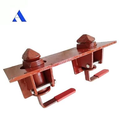 Semi-trailer Double container trailer Twistlock Twist Lock Front Pin Lock Trailer Parts Rood en zwart