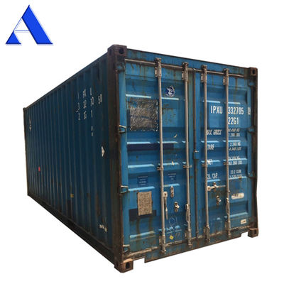 Chinese voorraad vracht 20ft gebruikte scheepvaartcontainers interne afmetingen 5.899 x 2.352 x 2.393M 10 jaar rond