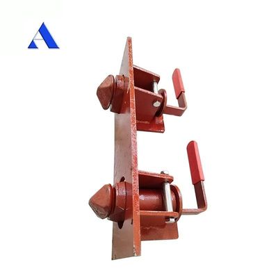 Semi-trailer Double container trailer Twistlock Twist Lock Front Pin Lock Trailer Parts Rood en zwart
