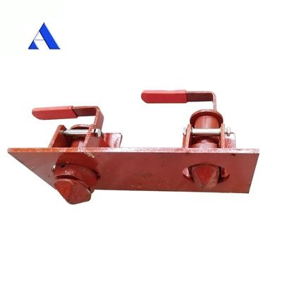 Semi-trailer Double container trailer Twistlock Twist Lock Front Pin Lock Trailer Parts Rood en zwart
