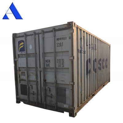 Chinese voorraad vracht 20ft gebruikte scheepvaartcontainers interne afmetingen 5.899 x 2.352 x 2.393M 10 jaar rond