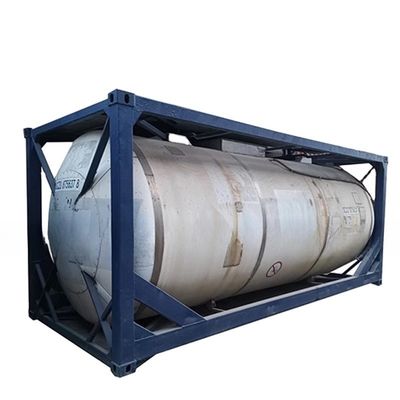 Gecertificeerde CSC T11 ISO tankcontainer 21000L tot 26000L voor chemische opslag van staal en cortenstaal