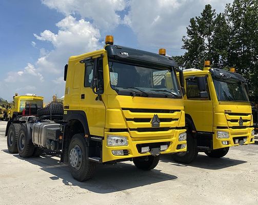 450 pk 600 L brandstoftank Links Euro 2 Semi-trailer 6X4 Zware vrachtwagen Traktorkop Dieselbrandstof Automatische handgeschakelde transmissie