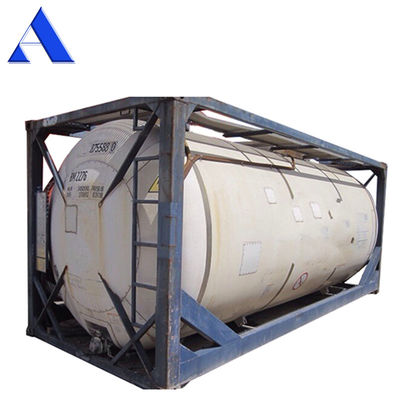 Gecertificeerde CSC T11 ISO tankcontainer 21000L tot 26000L voor chemische opslag van staal en cortenstaal