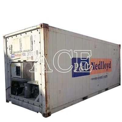 20ft tweedehands koelkast Minus 18 graden Reefer Container in Dubai Deur Opening 2290 x 2246 MM Leeftijd 2004-2008