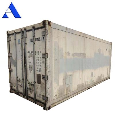 20ft tweedehands koelkast Minus 18 graden Reefer Container in Dubai Deur Opening 2290 x 2246 MM Leeftijd 2004-2008