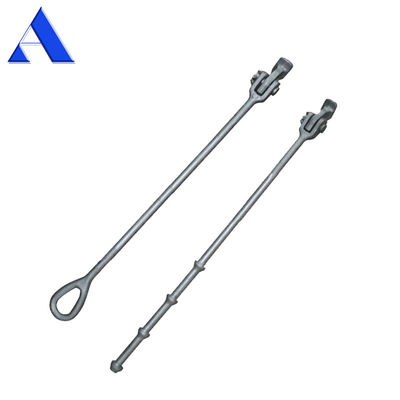 Gepersonaliseerde lengte gegalvaniseerd DNV GL gecertificeerde container Lashing-apparatuur Lashing Bar Lashing Rod voor hot dip galvanisatie