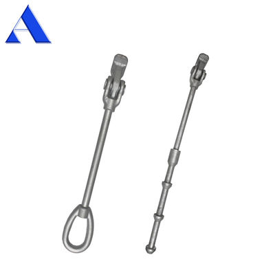 Gepersonaliseerde lengte gegalvaniseerd DNV GL gecertificeerde container Lashing-apparatuur Lashing Bar Lashing Rod voor hot dip galvanisatie