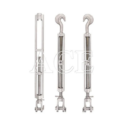 12.9-22.6KGS Hot Dip Galvanized DNV GL Certified Marine Container Lashing Equipment Lashing Turnbuckle met haak