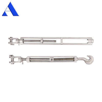 12.9-22.6KGS Hot Dip Galvanized DNV GL Certified Marine Container Lashing Equipment Lashing Turnbuckle met haak