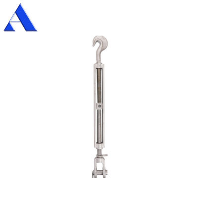 12.9-22.6KGS Hot Dip Galvanized DNV GL Certified Marine Container Lashing Equipment Lashing Turnbuckle met haak