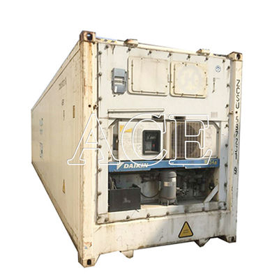 20ft gebruikte koelkastcontainer in Dubai Externe afmetingen 6058x2438x2591mm en aangepast