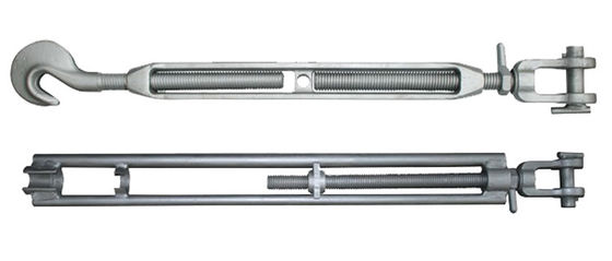 12.9-22.6KGS Hot Dip Galvanized DNV GL Certified Marine Container Lashing Equipment Lashing Turnbuckle met haak