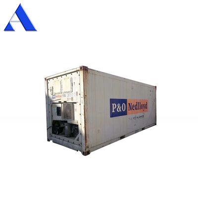 20ft gebruikte koelkastcontainer in Dubai Externe afmetingen 6058x2438x2591mm en aangepast