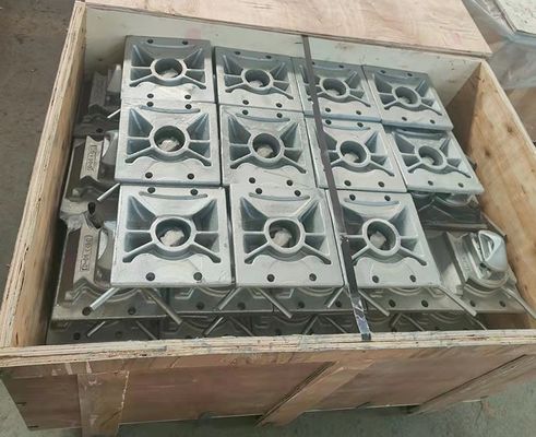 Compressie 2000KN Spanning 500KN Lashing-apparatuur Materialen gesloten op twistlock Type ISO Shipping Container Twist Locks