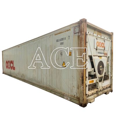 Gebruikte 20ft koelbak met externe afmetingen 6058 x 2438 x 2591 mm