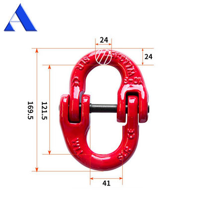G80 12.5T Klasse 80 Verbindingsschakel Hamer Lock Chain Connector met duurzame verf