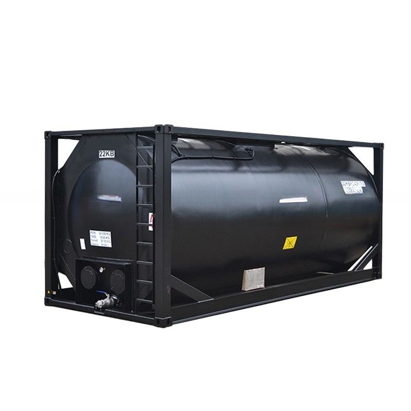 UN T3 Brandverwarming 20ft Bitumen ISO tankcontainer met CSC-certificaat en 16MnDR vaartuigmateriaal
